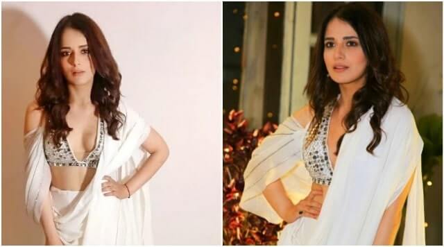 Radhika Madan Startling In Her White Gorgeous Saree.