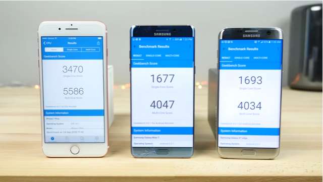 iPhone 7 Plus vs Samsung Galaxy Edge & Note 7 Full Comparison!