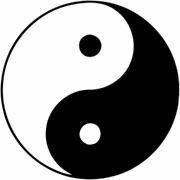 this Classic Taoist Taijitu shows “Yin and Yang”　