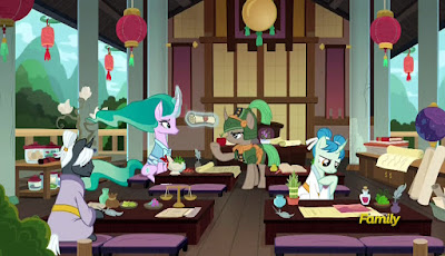 Mistmane in the Empress's palace