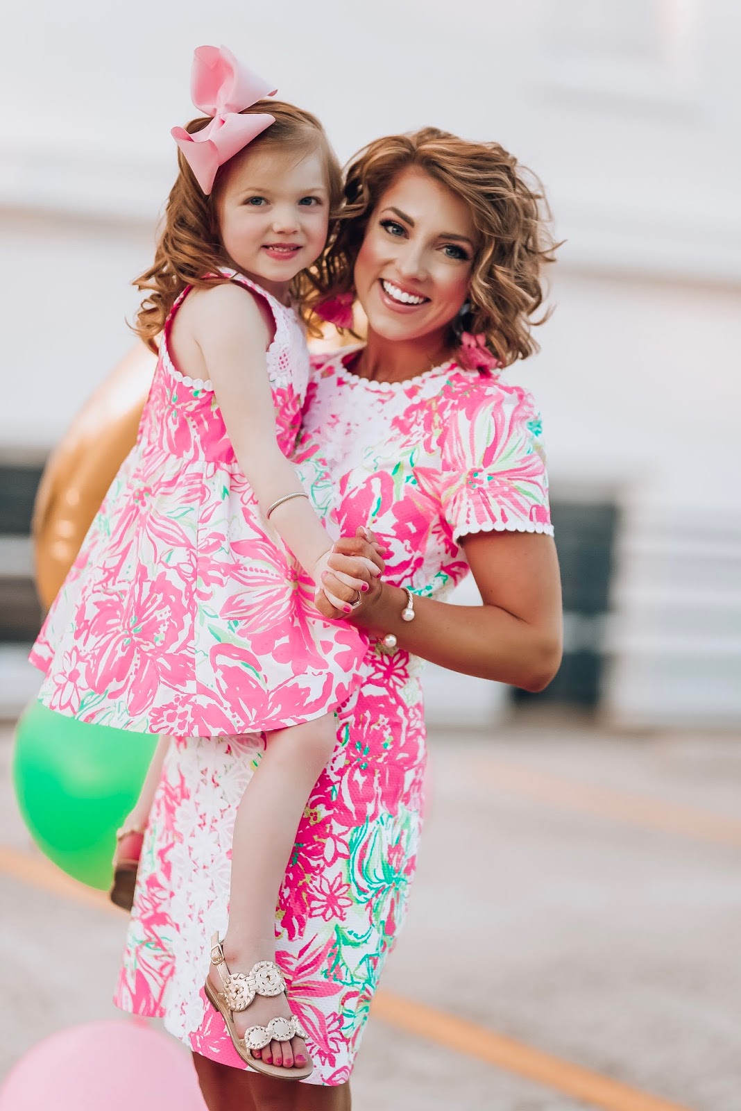 Madeline's 4th Birthday wearing Lilly Pulitzer - Something Delightful Blog