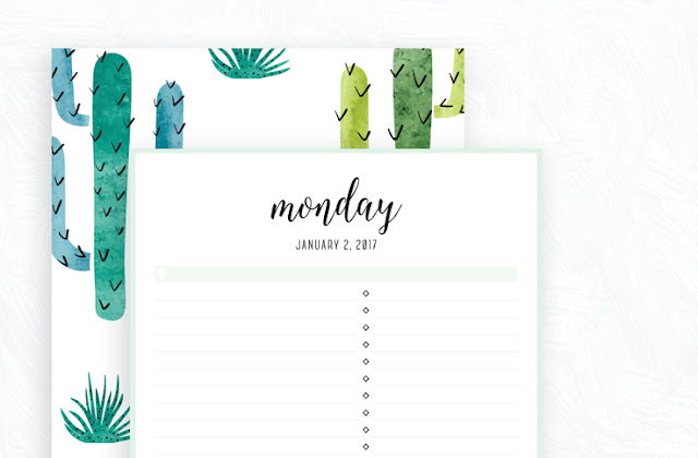 Free Printable Irma 2017 Daily Planner // Eliza Ellis. Available in 6 colors and in both A4 and A5 sizes. Daily, weekly and monthly diaries, planners and calendars also available.