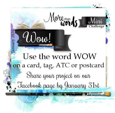 More Than Words January 2020 Mini Challenge Board Wow