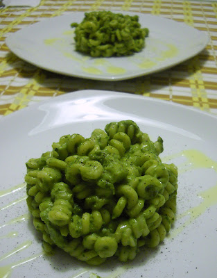 fusilli bucati corti alla crema di broccoli