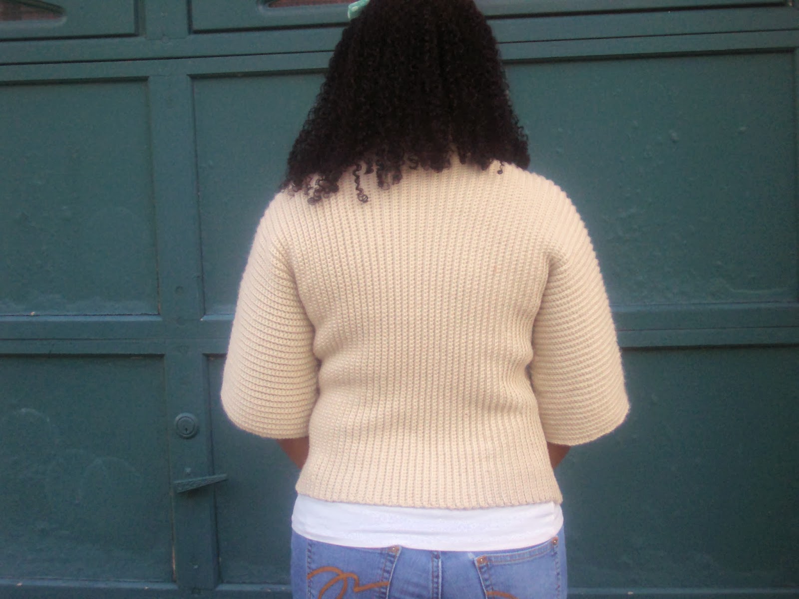 Brown Bow Cardigan