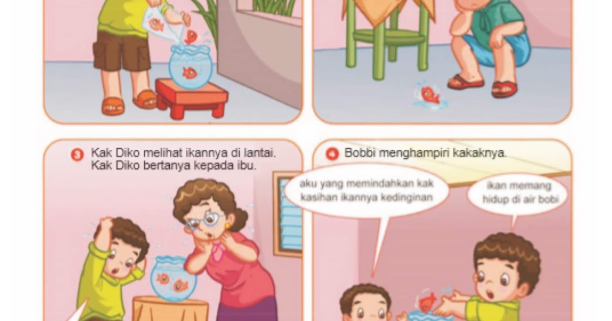Ciri Ciri Karya Gambar Cerita Kelas 5 Tema 2