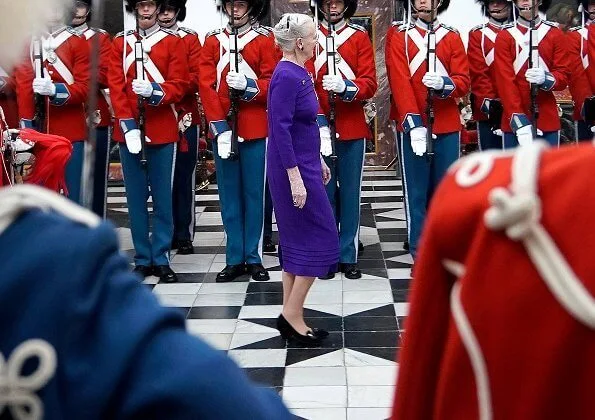 Queen Margrethe held a diplomatic reception for newly appointed ambassadors from Croatia,, Bulgaria, Russia, Chile and Malta