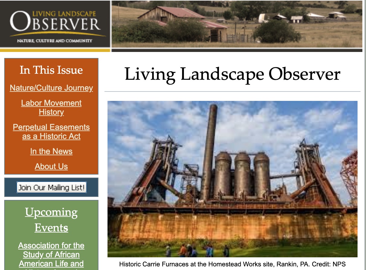 PA Environment Digest Blog: Living Landscape Observer Offers Resources ...
