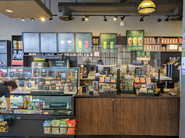 Starbucks Counter Starbucks Counter during COVID-19 pandemic