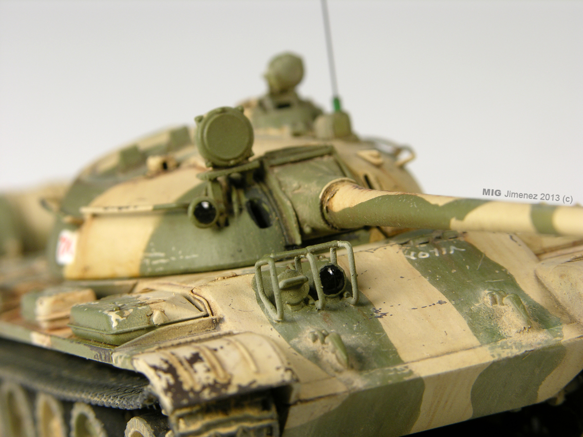 MIG JIMENEZ: 1/72 th Scale Iraqui T55, painted in 1 day