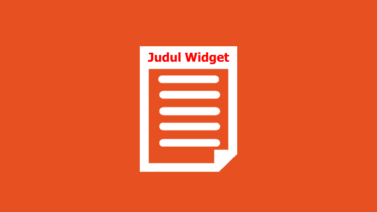 Cara Mengubah Judul Widget Median UI 1.6 Jadi Besar dan Bold (Tebal)