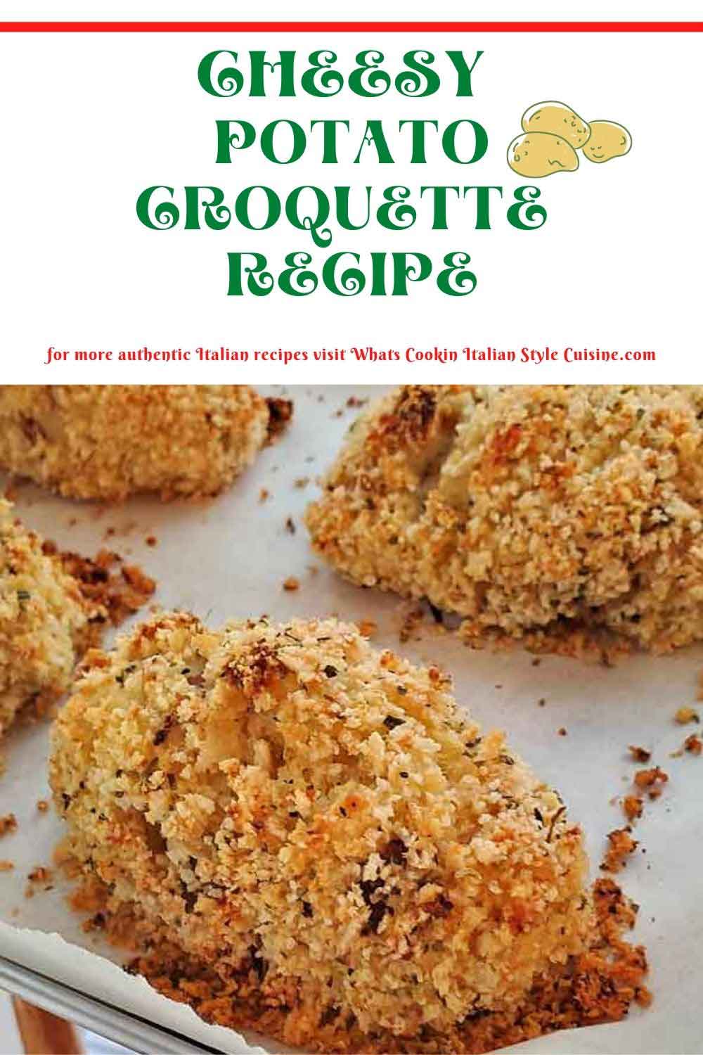Italian Potato Croquette Recipe What's Cookin' Italian Style Cuisine