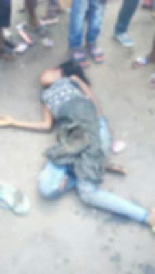 2AAA Photos/Video: Bread seller knocked down and killed by commercial bus at Sango Toll Gate