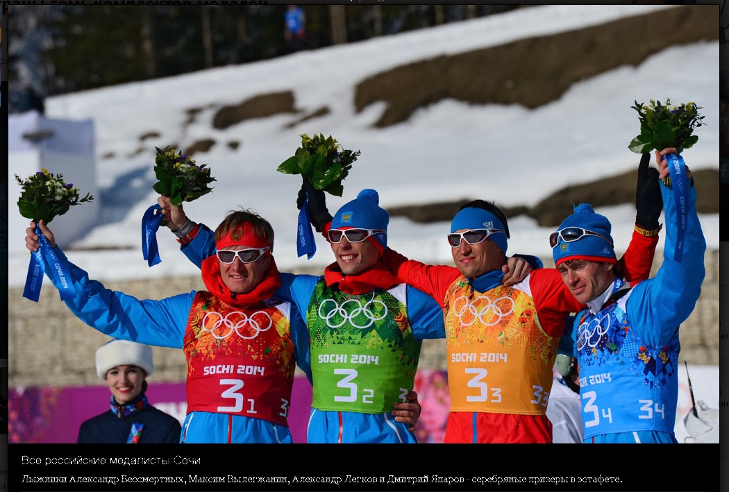 Олимпийские игры 2014 призеры