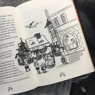 „Emmi und Einschwein: Kein Weihnachten ohne Puddingschuhe!“ von Anna Böhm, illustriert von Susanne Göhlich, Oetinger Verlag, Rezension Kinderbuchblog Familienbücherei