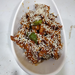 Honey chilli potato