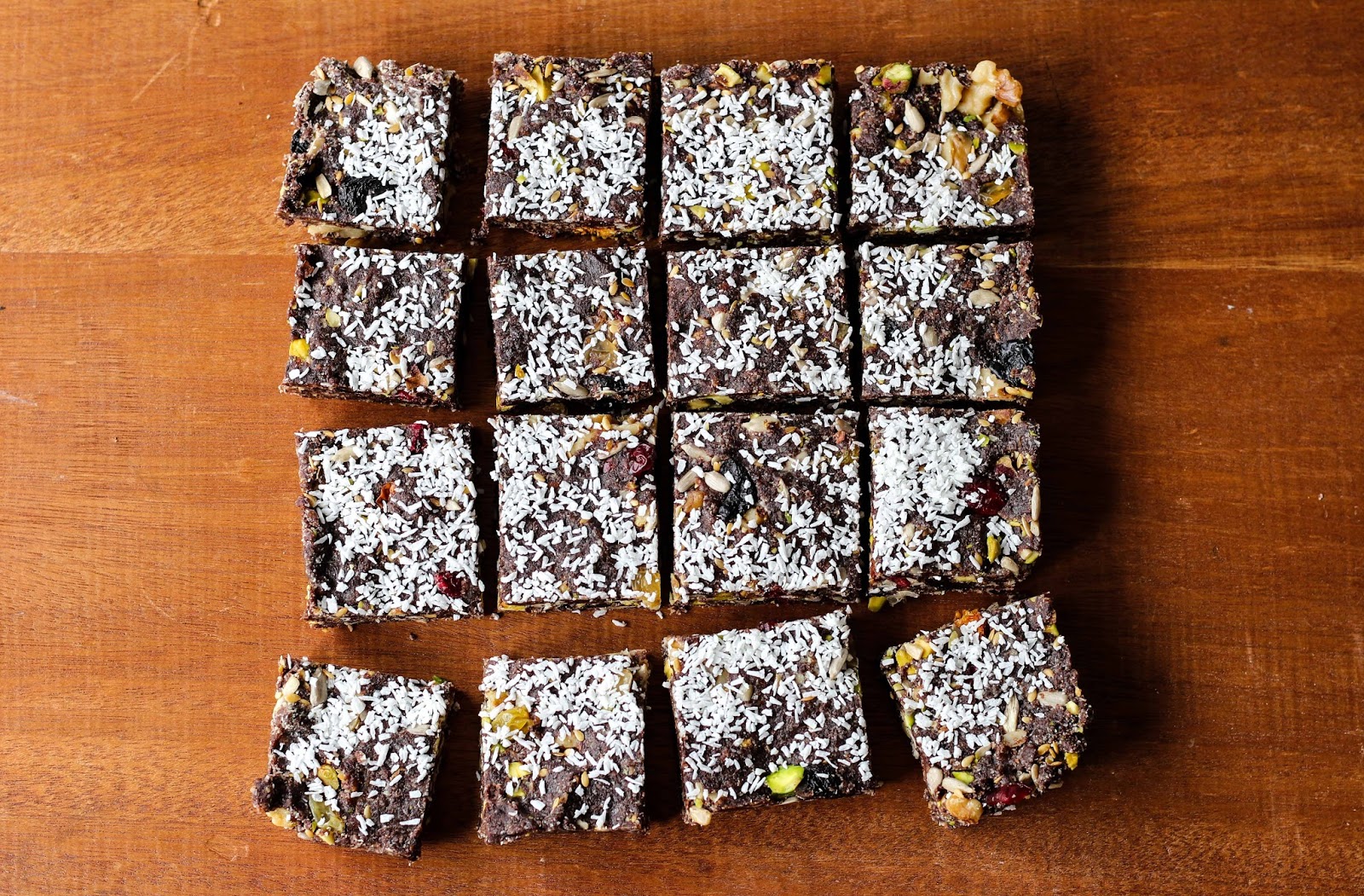 The Spoon and Whisk Chocolate Energy Bars [sugarfree, dairy and