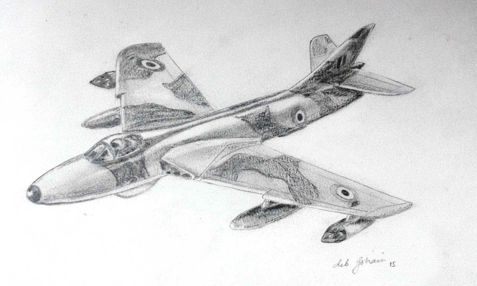 Simple Sketch Pencil Airplane Drawing with simple drawing
