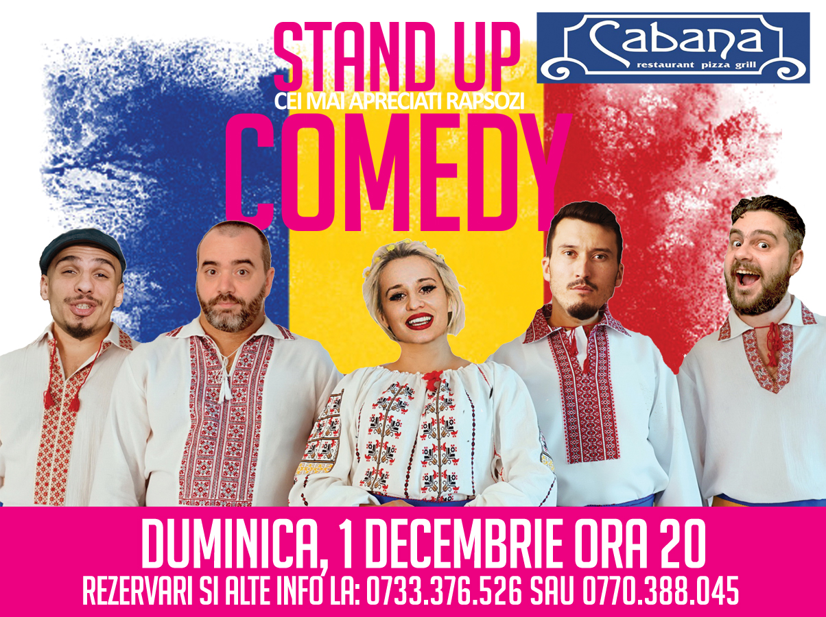 Stand-Up Comedy Duminica seara in Bucuresti (1 decembrie 2019)