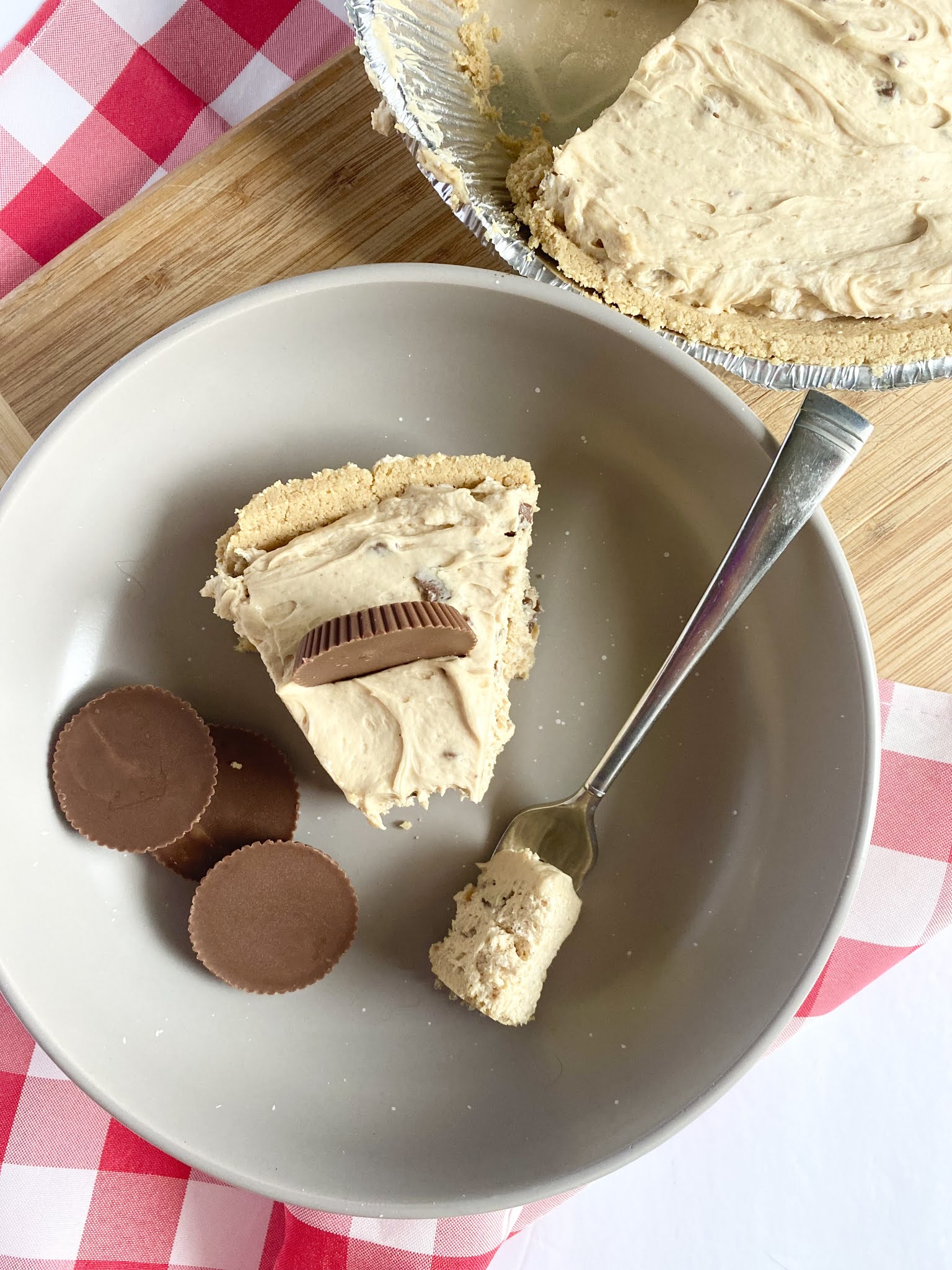 No Bake Peanut Butter Cup Pie Ally's Sweet & Savory Eats