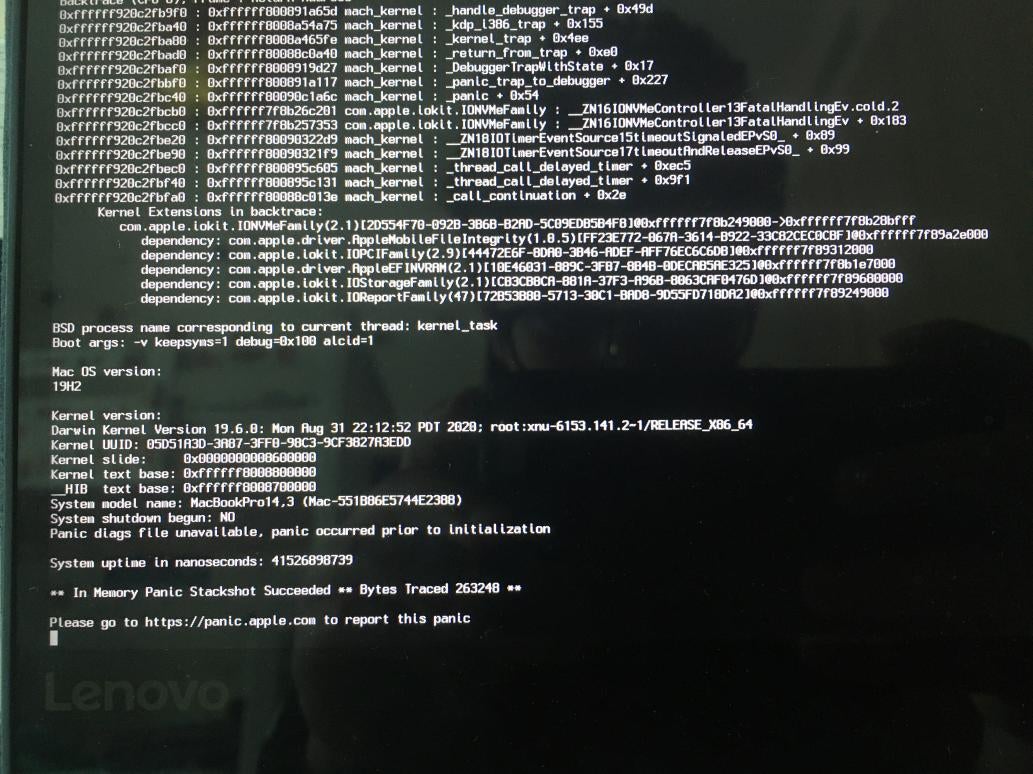 iATKOS Inside Kernel Panic attack while booting with OpenCore guide