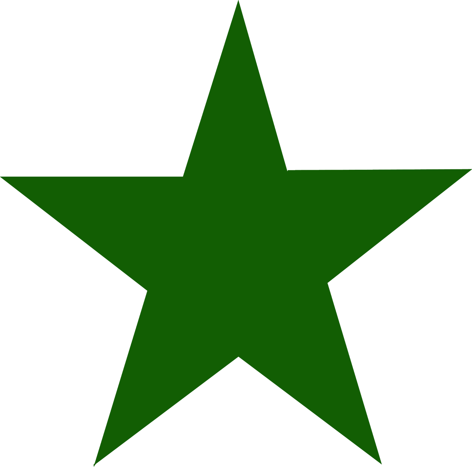 clipart green star - photo #35