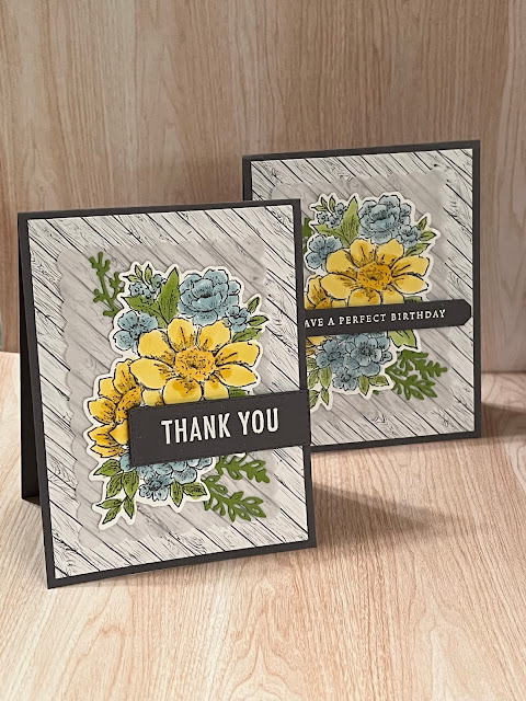 Handmade floral cards show versitiliy of Heart and Home Suite from Stampin' Up!