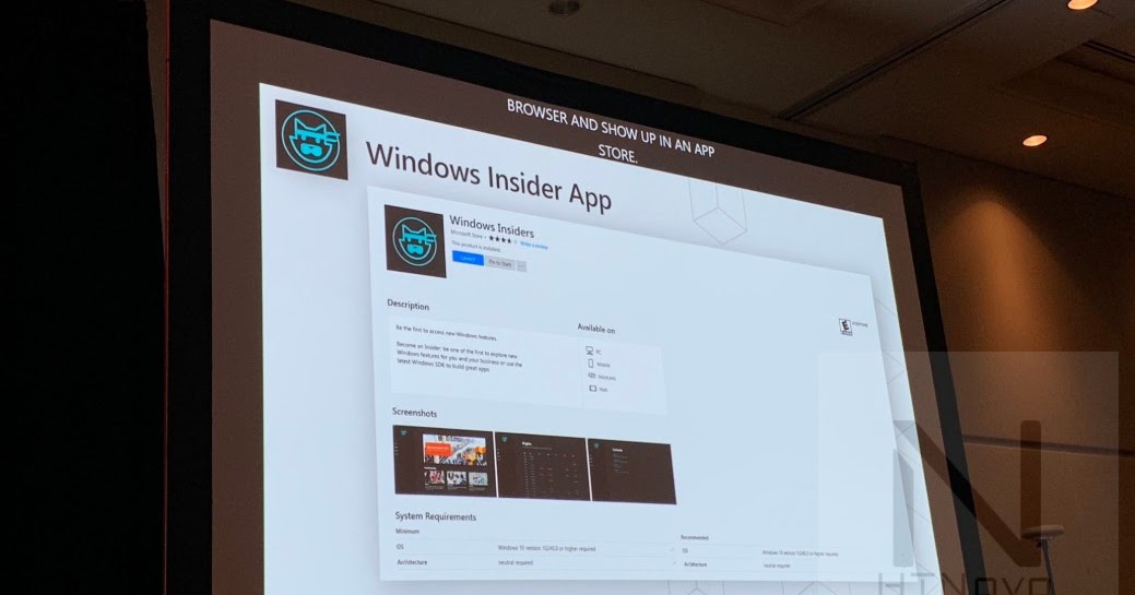 Windows Insider App in arrivo