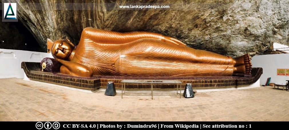 The Buddha statue in Fa-Hien Lena cave Fa-Hien Lena Cave