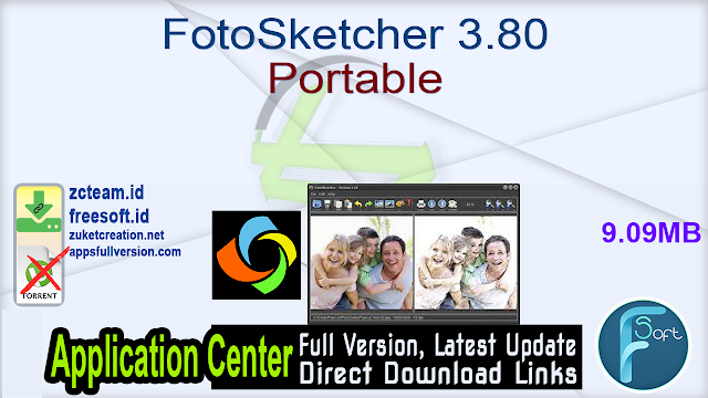 FotoSketcher 3.80 Portable