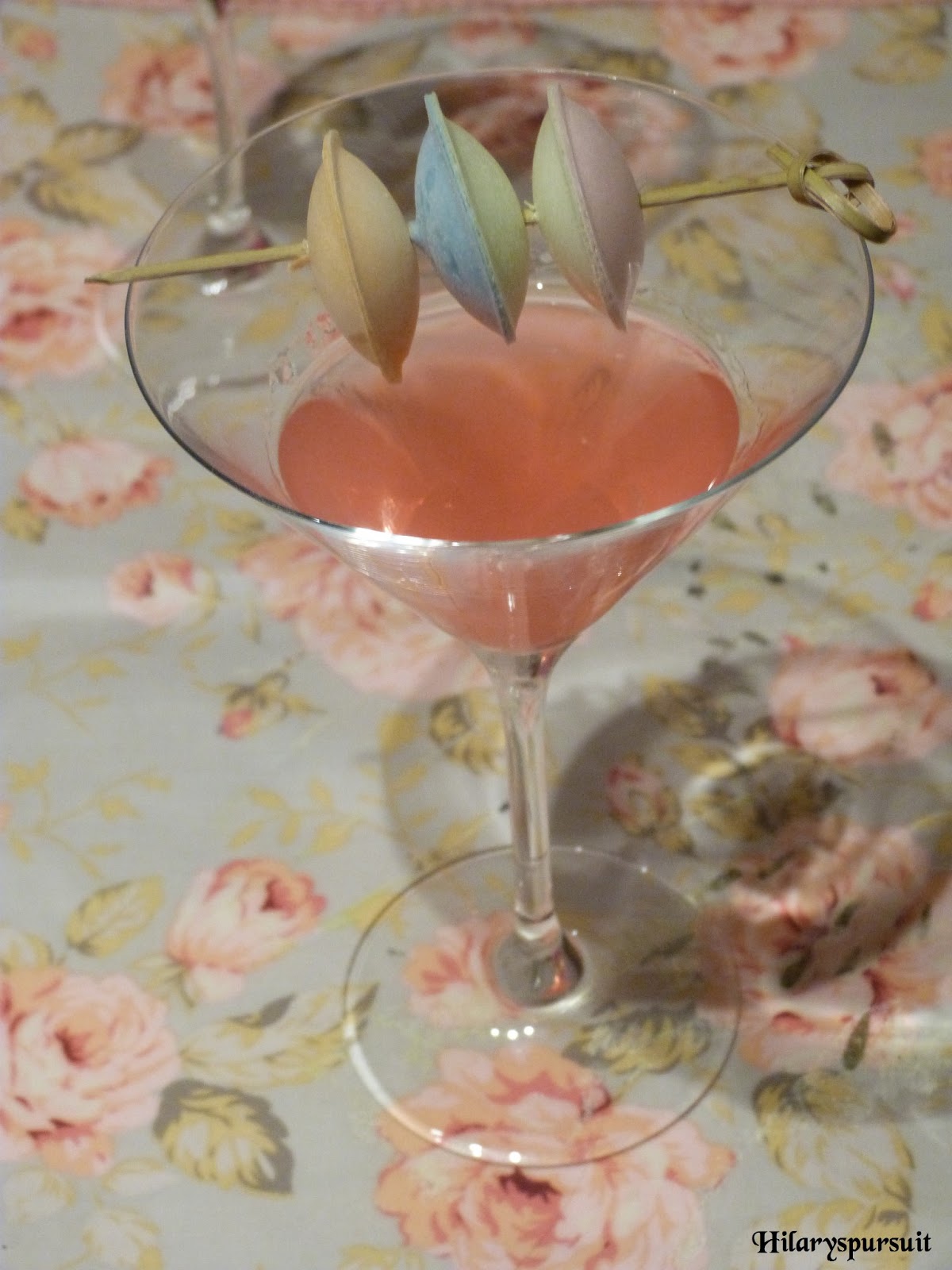 Dans la cuisine d'Hilary Martini bubble gum / Bubble gum martini