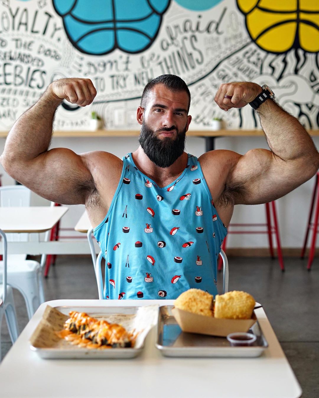 As you have maybe noticed, Nick Pulos with his impressive size is the most ...