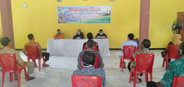 Safari Ramadhan Bupati Sragen Sosialisasikan Pencegahan Covid-19