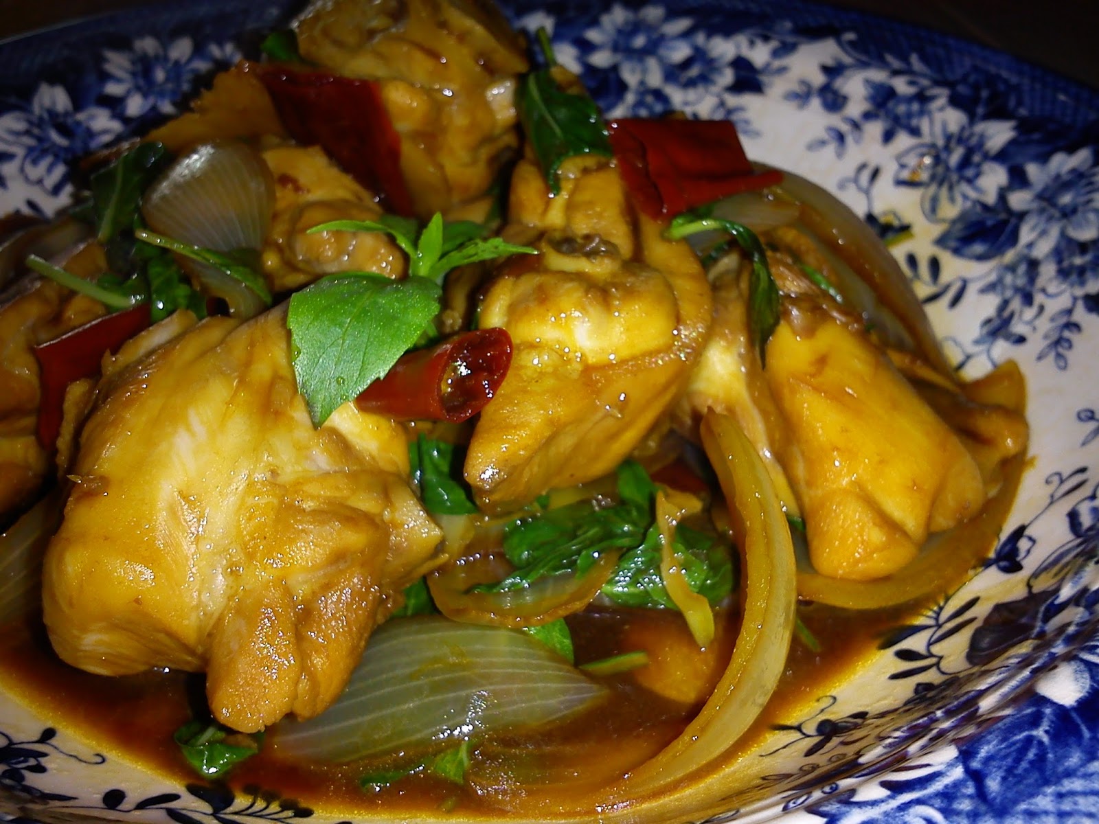 Cooking Pleasure BRAISED CHICKEN WITH SOYA SAUCE & BASIL