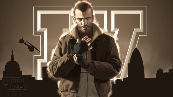 GTA - Grand Theft Auto 4 - Niko Bellic Et Un Hélicoptère - Full HD 1080p