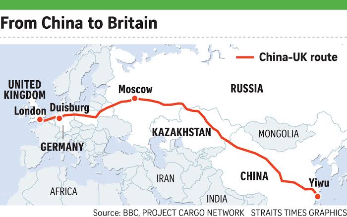 В январе 2017 из китая в лондон. Карго пути из Китая. Cargo China Russia. Китай Европа Дуйсбург. Rail from China to Russia.