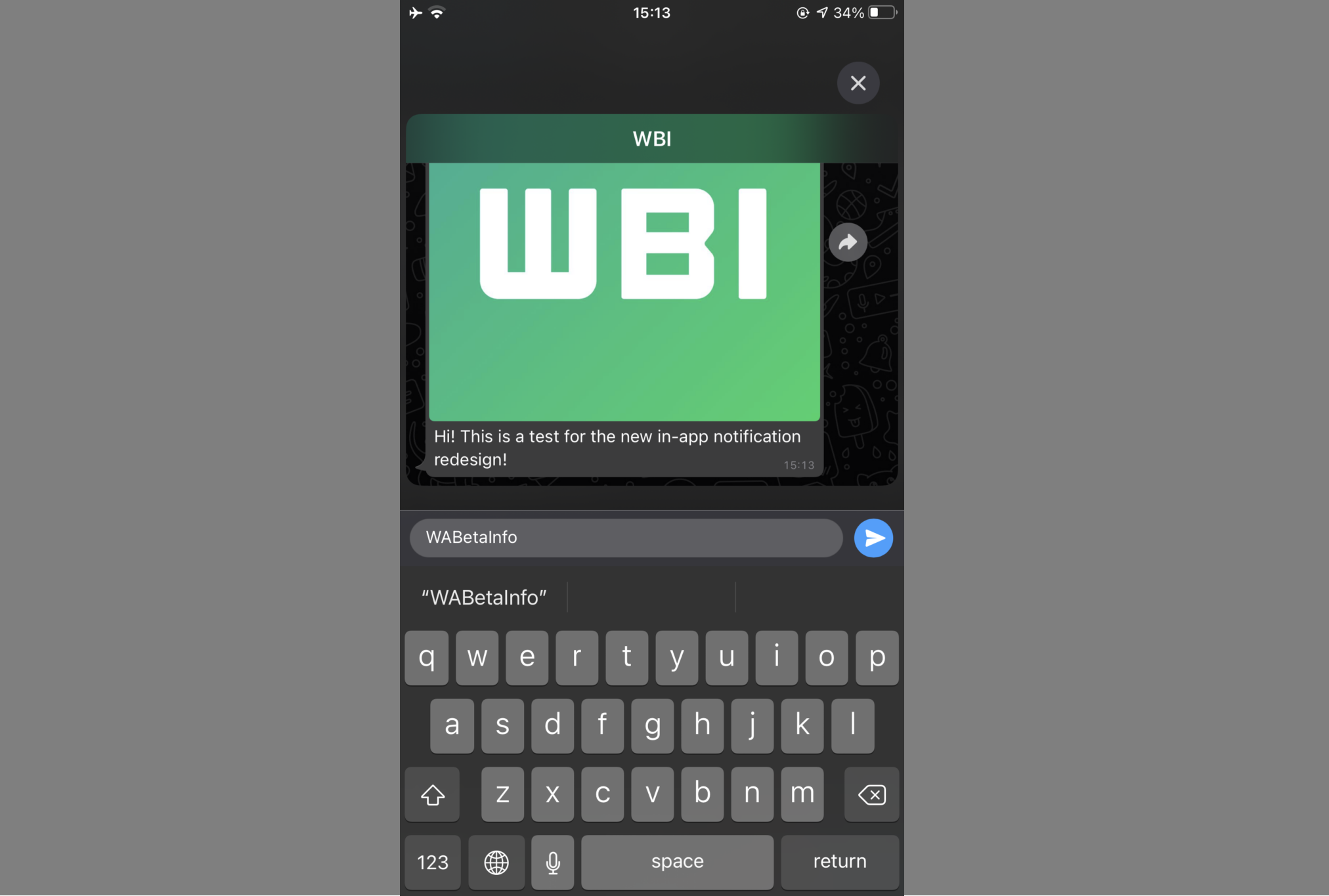 Whatsapp allows users to scroll messages through the notifications window with a new feature in the iOS Beta update