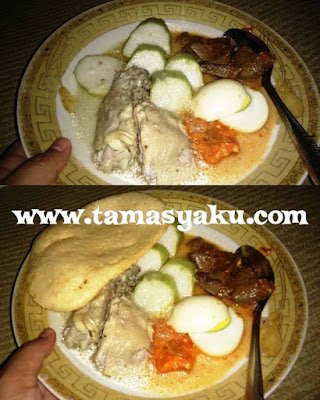 lontong opor