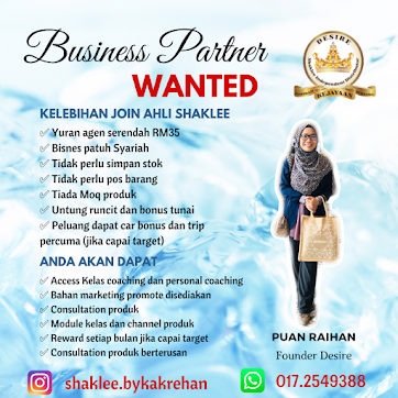 JOM JOIN AHLI SHAKLEE