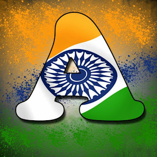 A Name Tiranga image India Flag A Letter Wallpaper