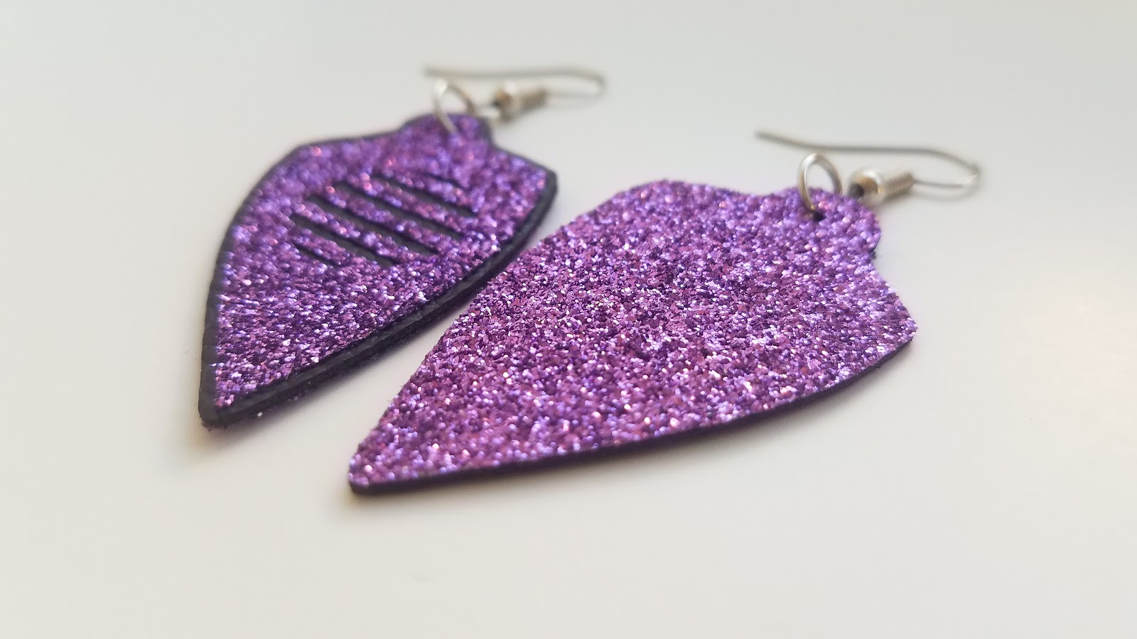 Faux Leather Earrings with HTV 3 Tips Silhouette School