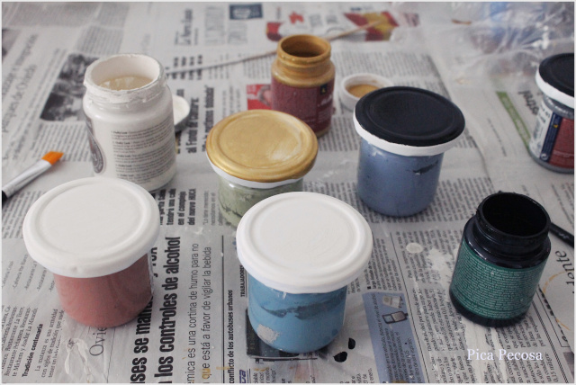 tapas-botes-pintadas-decoracion-navidad-falsas-rodajas-madera-pintura