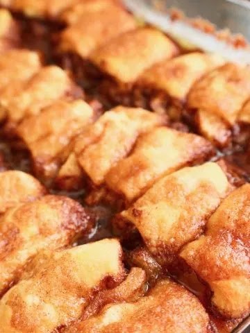 Easy Apple Crescent Dumplings