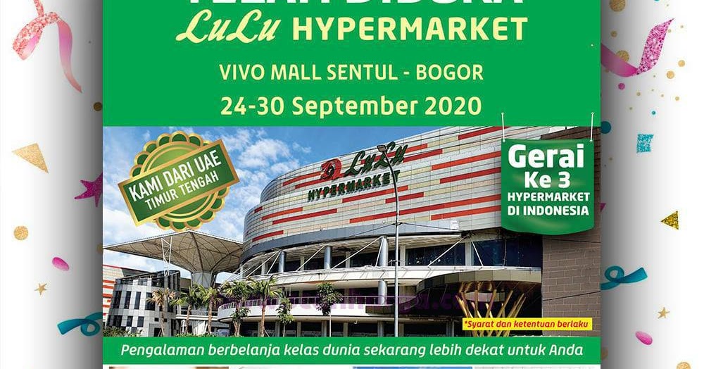 √ Promo LULU Hypermarket Vivo Mall Sentul Bogor 24 30