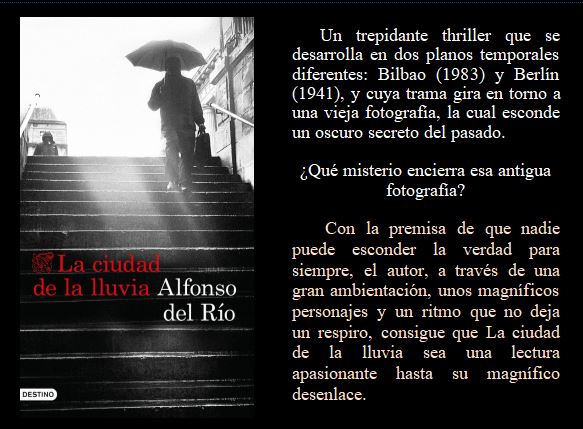 La ciudad de la lluvia Alfonso del Río
