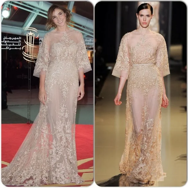 Clotilde Courau in Elie Saab Couture – Marrakech International Film Festival Opening Ceremony 