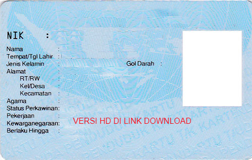 Blangko E Ktp Kosongan Siap Edit Format Png Cdr Psd Terbaru Gerbang Putra<script async src=