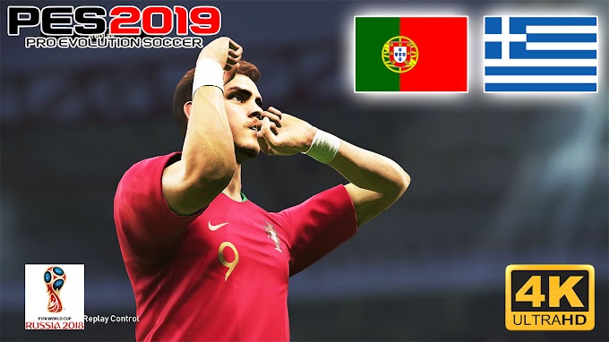 PES 2019 | Portugal vs Greece | FiFa World Cup | PC GamePlaySSS