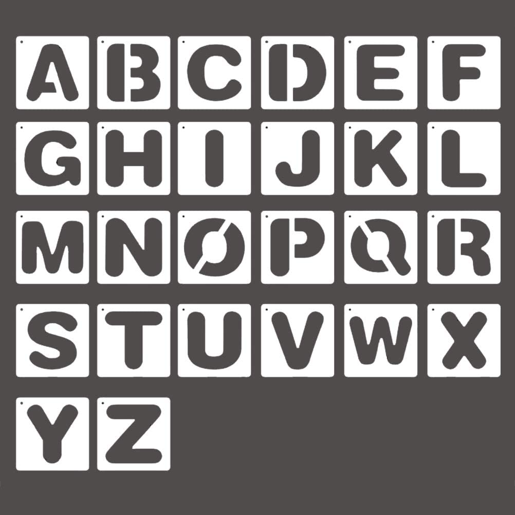 Plastic Letter Stencils Letter Format