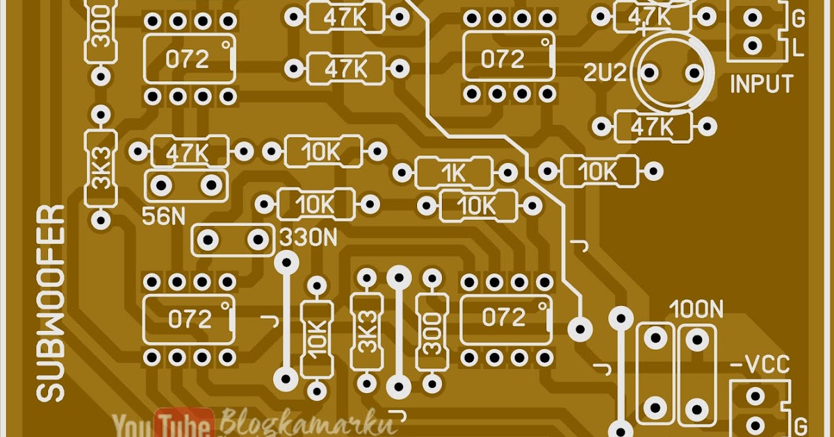 Membuat Rangkaian LPF Subwoofer agar bass nendang - BLOGKAMARKU